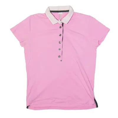 GYMNASIUM Polo Shirt Pink Short Sleeve Girls XL