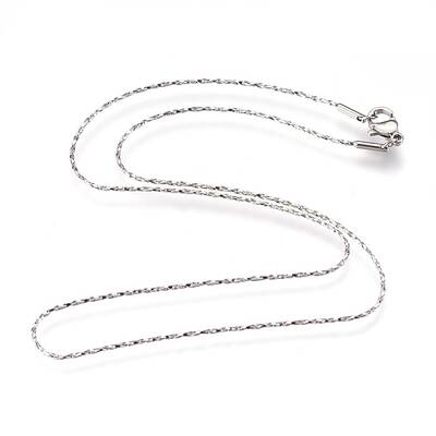 Non-Tarnish 304 Stainless Steel Boston Link Chains Necklaces