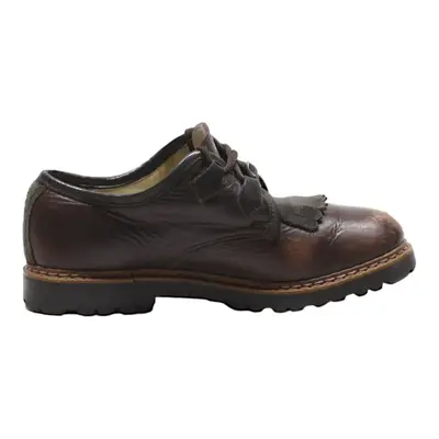MICHEL JORDI Derby Shoes Brown Leather Mens UK 5