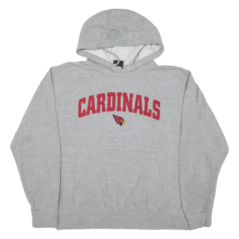 NFL Arizona Cardinals Mens Grey Hoodie USA L