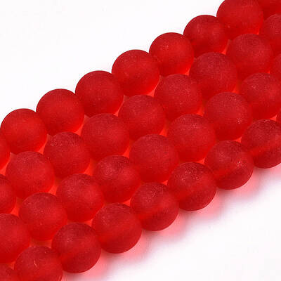 Transparent Glass Beads Strands