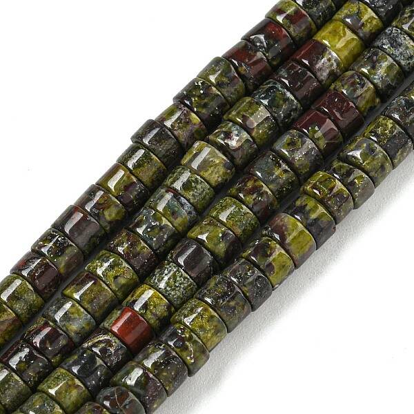 Natural Dragon Blood Jasper Beads Strands