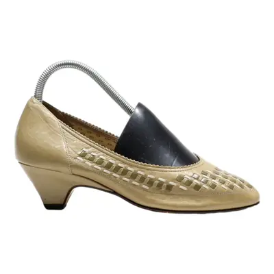 JEUNESSE Court Heels Beige Synthetic Womens UK 3.5