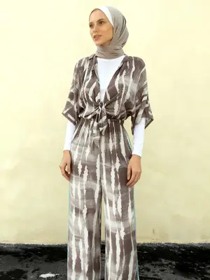 Women's Summer New Beach Sexy Printed Jumpsuit, Fitted Woven Design for Stylish Summer Wear, Perfect for Beach and Casual Out...