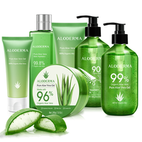 Aloderma Pure Organic Aloe Vera Gel and Hydrators - Made within 12 Hours of Harvest for Maximum Bioactivity Ideal for Skin Re...