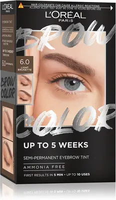 L'Oréal Semi-Permanent Eyebrow Tint 6.0 - Light Brownette
