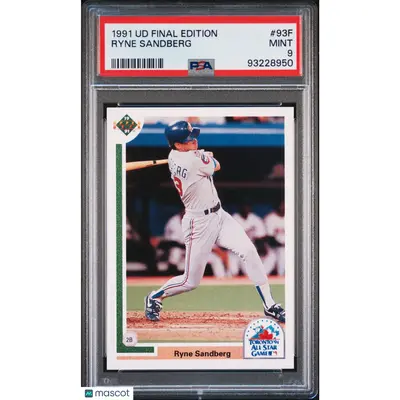 Ryne Sandberg PSA 1991 Upper Deck Final Edition #93F 9 93228950