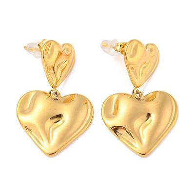 304 Stainless Steel Dangle Stud Earrings