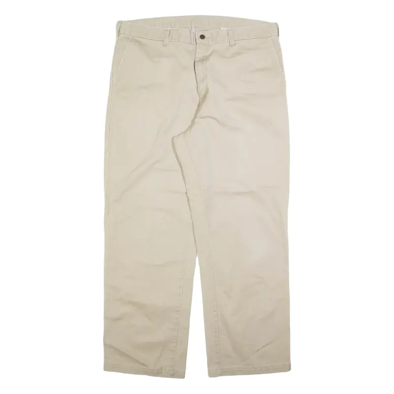 DICKIES Mens Trousers Beige Relaxed Straight W39 L30