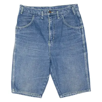 CALIFORNIA Mens Denim Shorts Blue 90s M W32