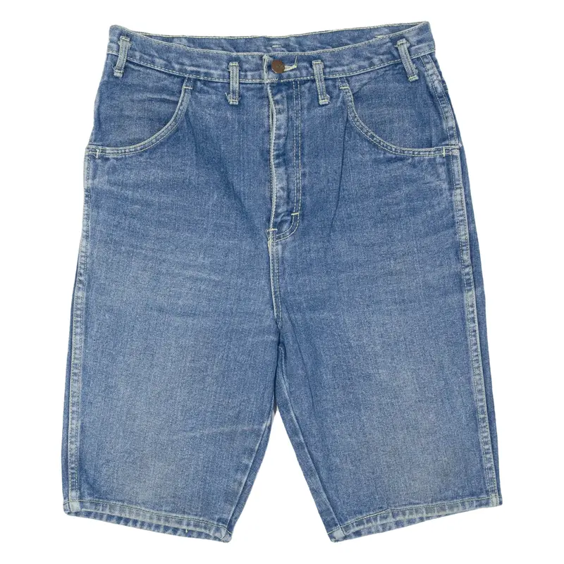 CALIFORNIA Mens Denim Shorts Blue 90s M W32