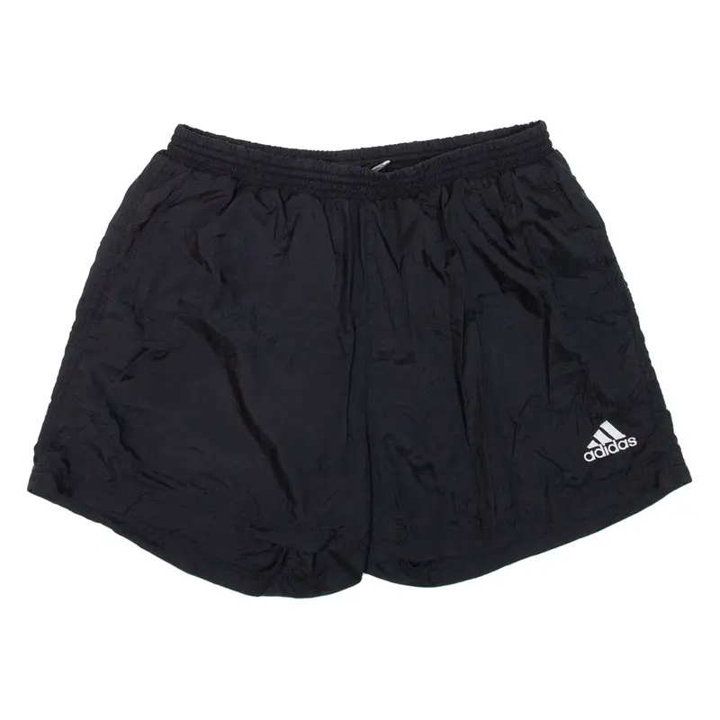 ADIDAS Mesh Lining Mens Swimming Shorts Black Relaxed L W32
