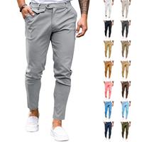 Runcati Mens Chinos Slim Fit Pants Flat Front Stretch Skinny Tapered Dress Pants Comfort Casual Solid Trousers Menswear Shirt...