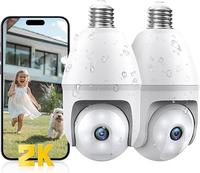 5G& 2.4GHz WiFi 2K Security Cameras Wireless Outdoor Motion Detection and ,Two-Way Talk,Color Night Vision,Human Detection, B...