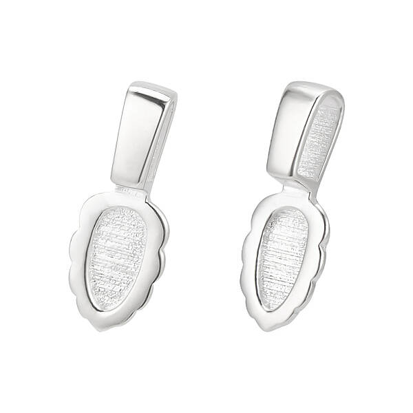 2Pcs 925 Sterling Silver Pinch Bails