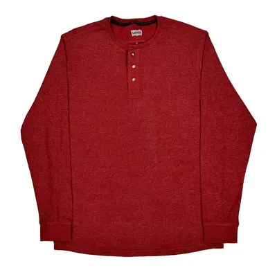Levis Long Sleeve T-Shirt - XL Red Cotton Blend