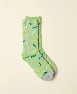Women's Crew Socks Ribbon