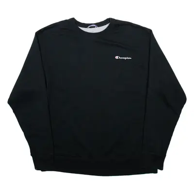 CHAMPION Mens Sweatshirt Black XL