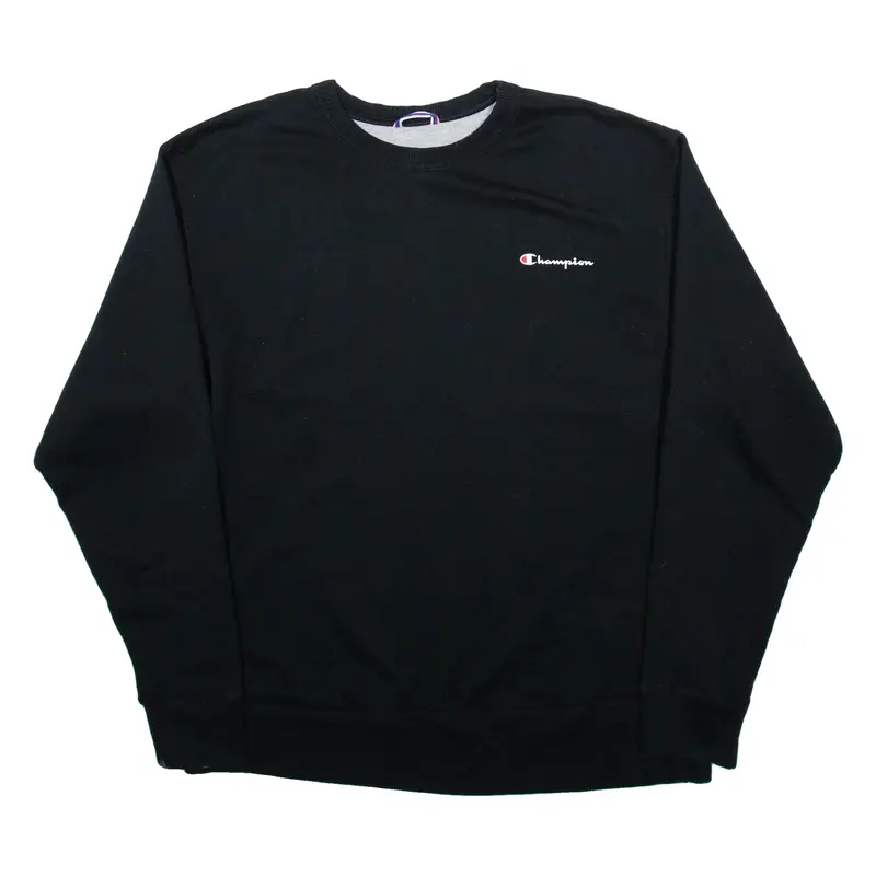 CHAMPION Mens Sweatshirt Black XL