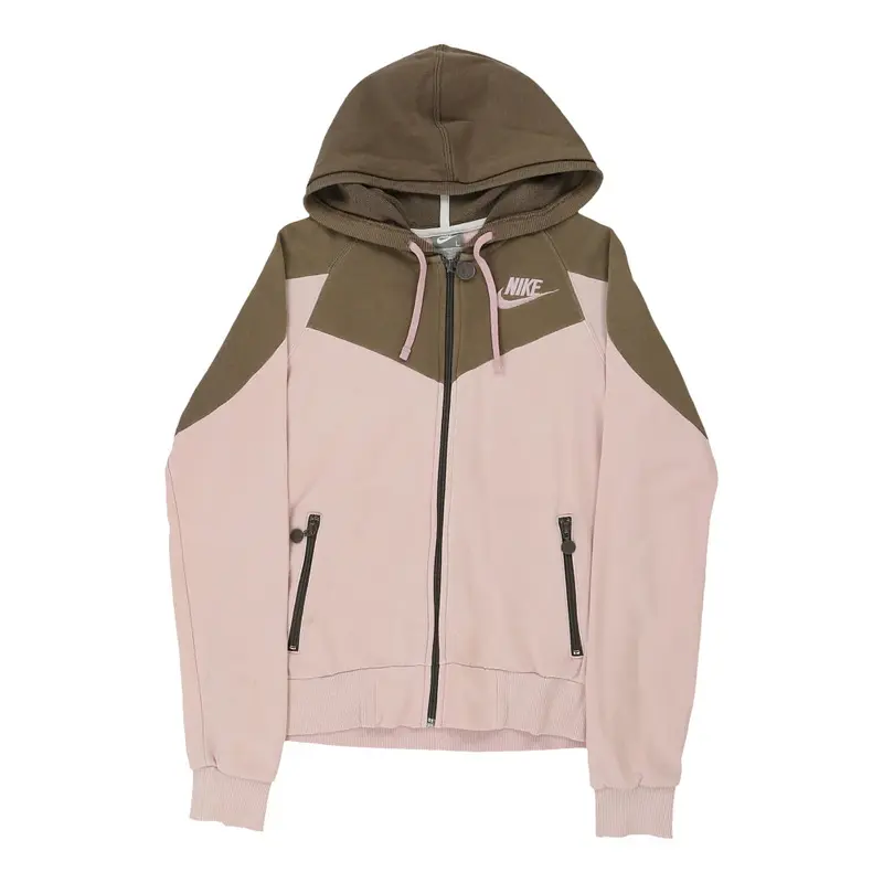 Nike Hoodie - Large Pink Cotton