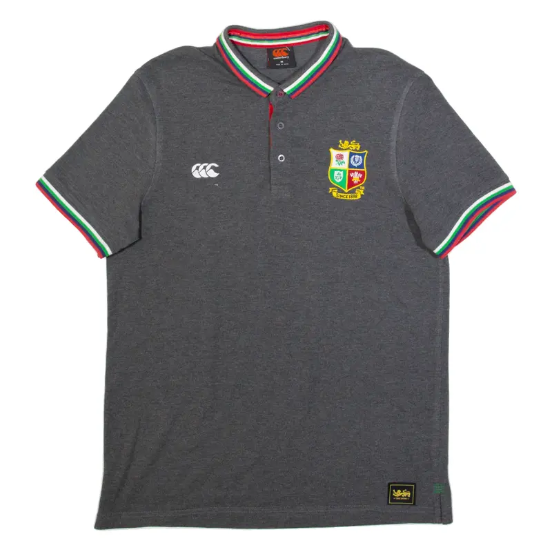 CANTERBURY England Rugby Mens Polo Shirt Grey M