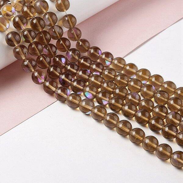 Synthetic Moonstone Beads Strands