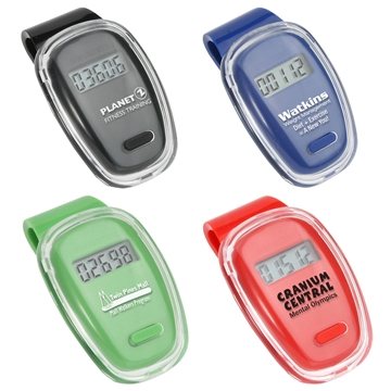 100 Promotional Fitness First Pedometer - Auto Shutoff