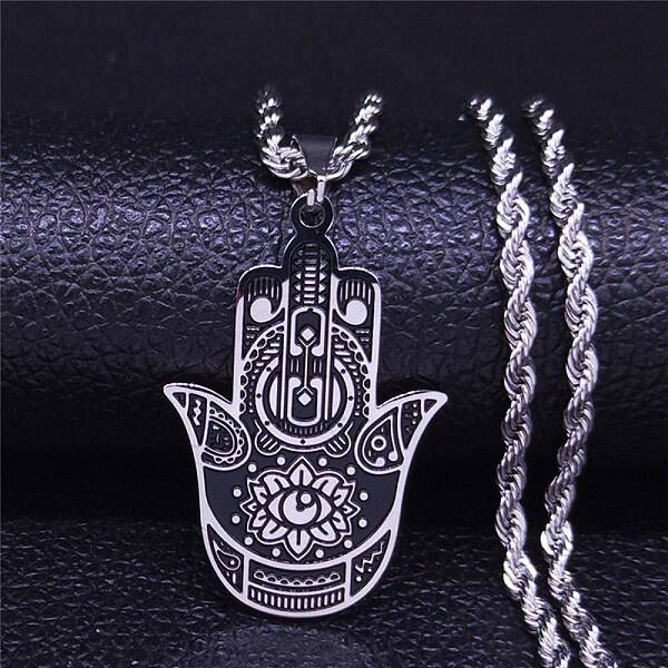304 Stainless Steel Enamel Necklaces