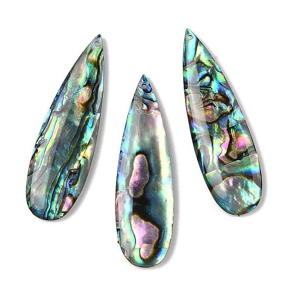 Natural Paua Shell Pendants