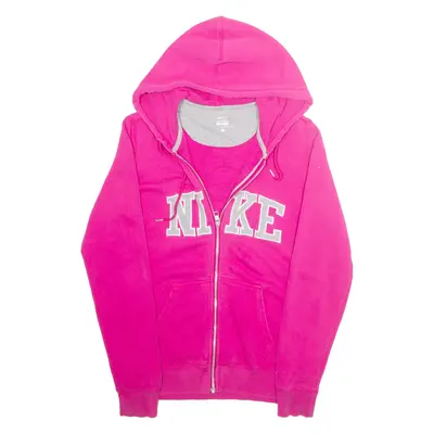 NIKE Womens Jacket Pink Hooded L