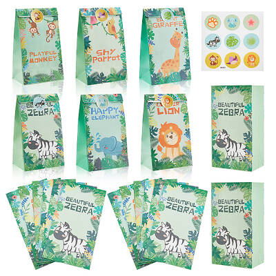 6 Style Animal Theme Paper Bags
