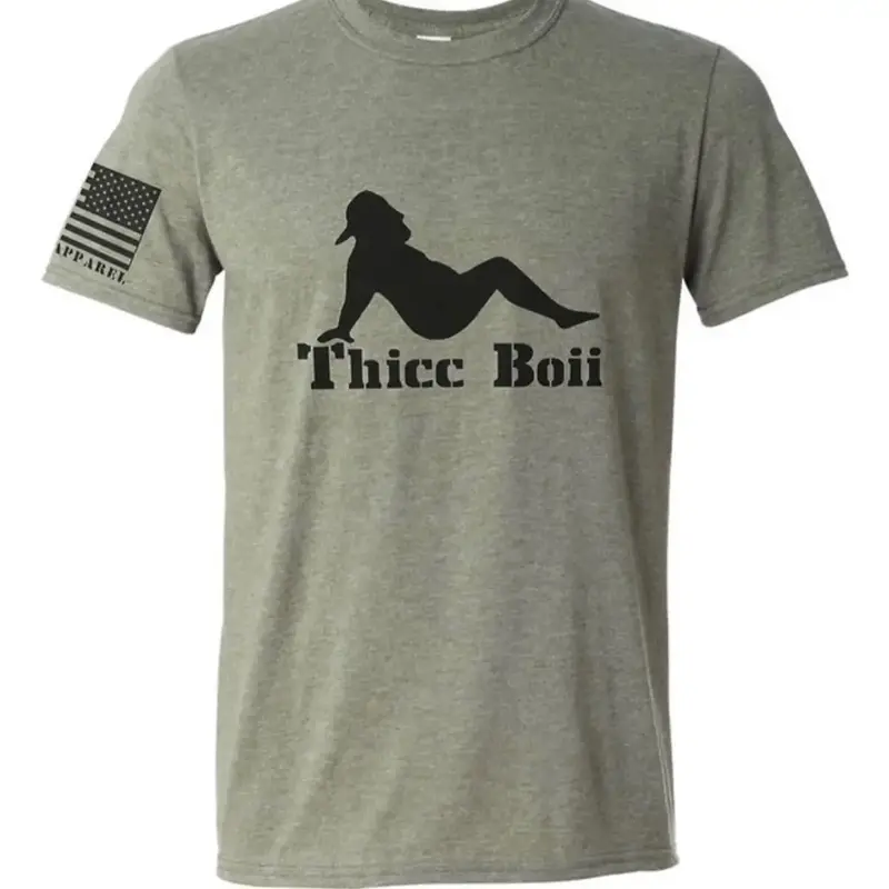 Thicc Boi Shirt Heathered Green