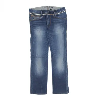 GUESS Kurt Jeans Blue Denim Slim Straight Stone Wash Mens W29 L26