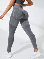 Women's High Waist Sports Leggings, High Stretch Seamless Yoga Skinny Pants, Ladies Sportswear Clothing for Summer Indoor O...