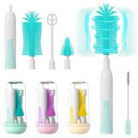 Electric Bottle Cleaning Brush, Baby Bottle Brush Cleaner Water Bottle Cleaning Kit, Nipple Brush Pacifier Cleaner Straw Clea...