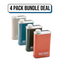 Mozi Wash Laundry Detergent 4 Pack Bundle - World's Best Smelling - Ultra Concentrated and Plant Based Household Scented Clea...