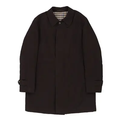 Nervessa Trench Coat - XL Brown Cotton
