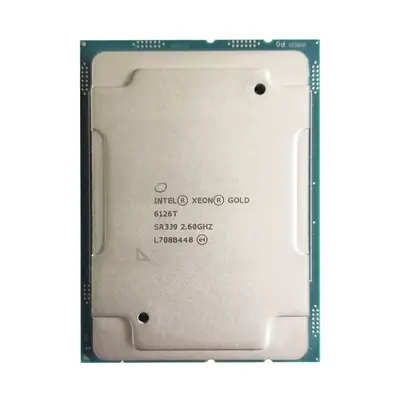 SR3J9 Intel Xeon Gold 6126T 12-Core 2.60GHz 10.40GT/s UPI 19.25MB L3 Cache Socket LGA3647 Processor