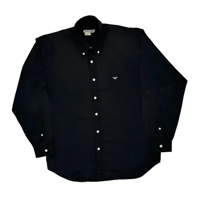 Emporio Armani Shirt - Medium Black Cotton