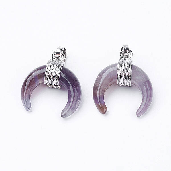 Natural Amethyst Pendants