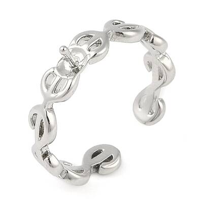 Brass Cuff Finger Ring Settings