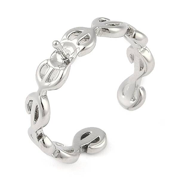 Brass Cuff Finger Ring Settings