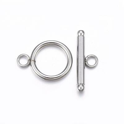 Tarnish Resistant 201 Stainless Steel Toggle Clasps
