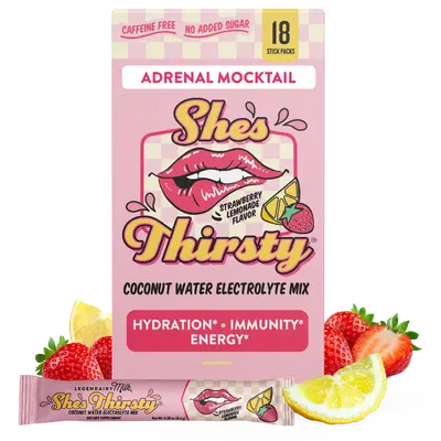 She’s Thirsty Adrenal Cocktail Powder - Legendairy Milk - Coconut Water Electrolytes Mix - No Sugar Added - Drink