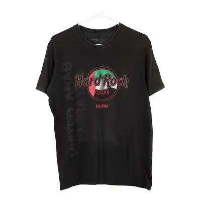 Dubai Hard Rock Cafe T-Shirt - Medium Black Cotton