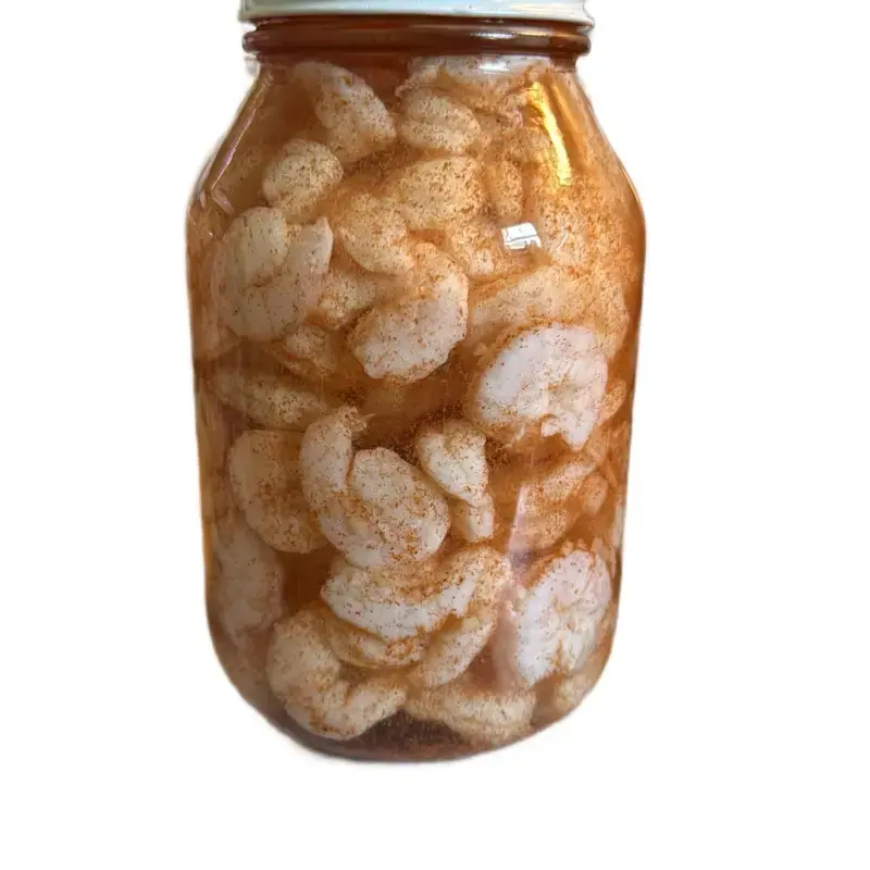 Cajun Pickled Shrimp – Salty, Briny Shrimp in Bold Garlic & Onion Seafood Brine | Snack or Topper lil Spicy to some not to ...