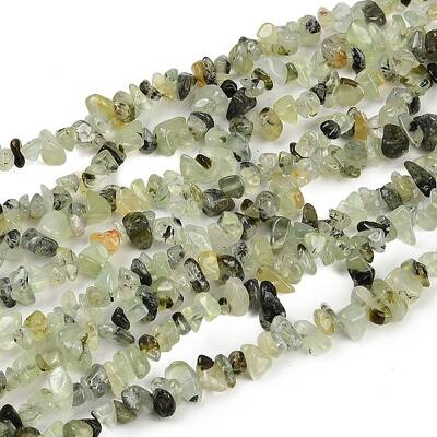 Prehnite Chip Bead Strands