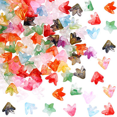 160Pcs Glass Beads