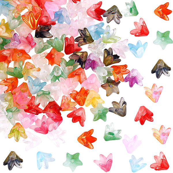 160Pcs Glass Beads