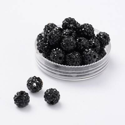 Pave Disco Ball Beads